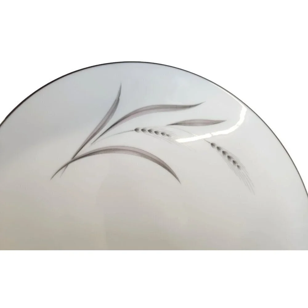 Mikasa Fine China Silver Wheat Pattern Vegetable Bowl 9" - Picture 3 of 7